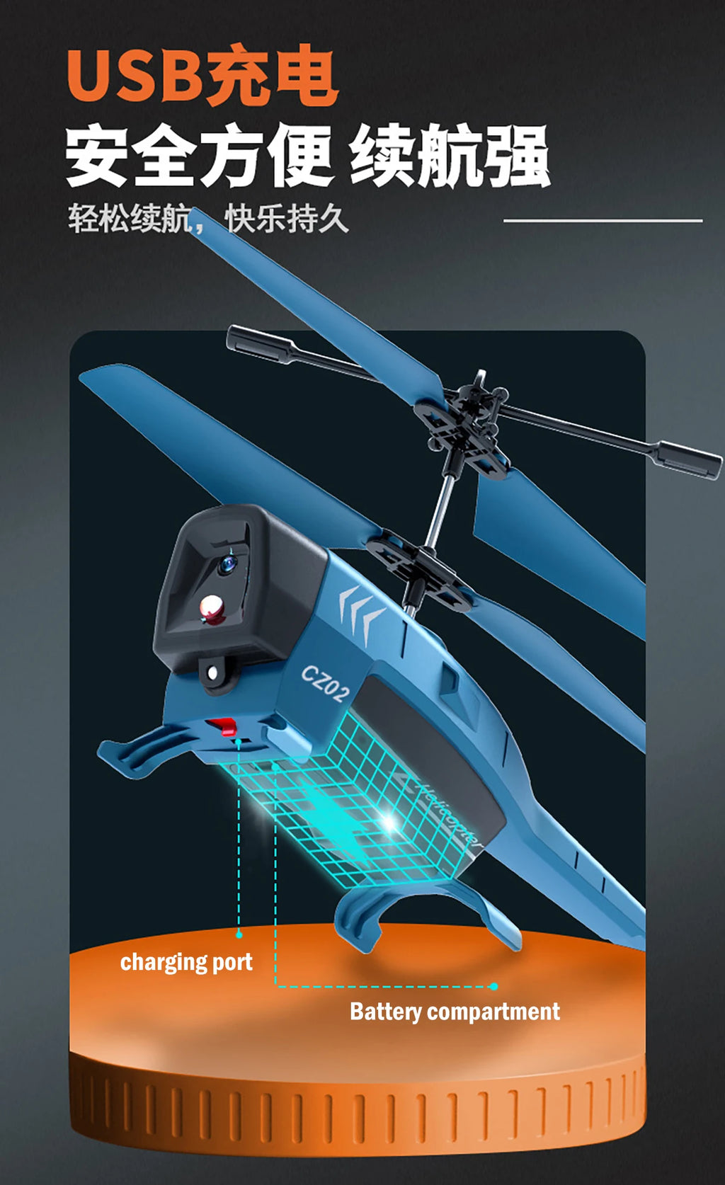 RC Helicopter 2.4Ghz 3.5H Obstacle Avoidance Anti-collision Remote Control Drone Toy Aircraft Kid Plane Indoor Flight Toys Gifts