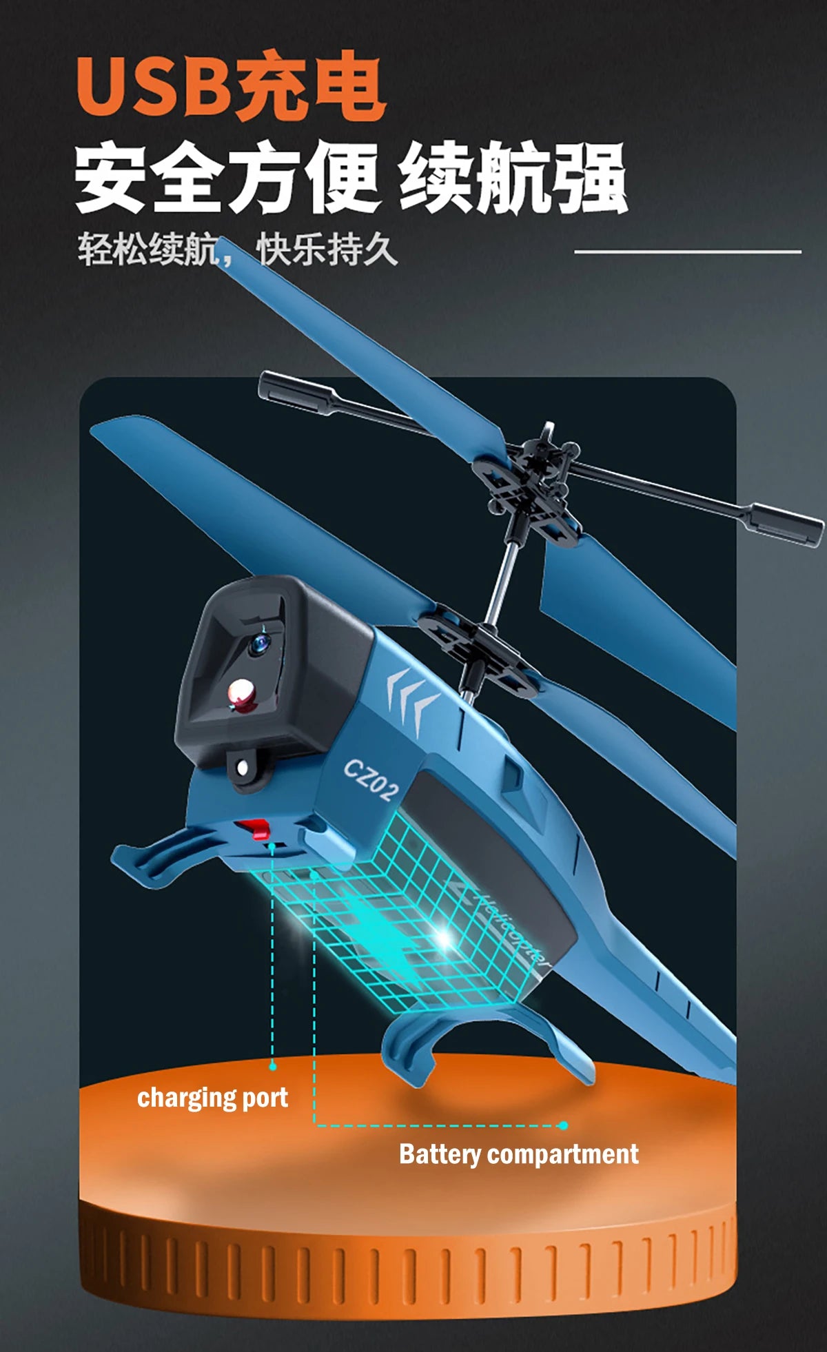 RC Helicopter 2.4Ghz 3.5H Obstacle Avoidance Anti-collision Remote Control Drone Toy Aircraft Kid Plane Indoor Flight Toys Gifts