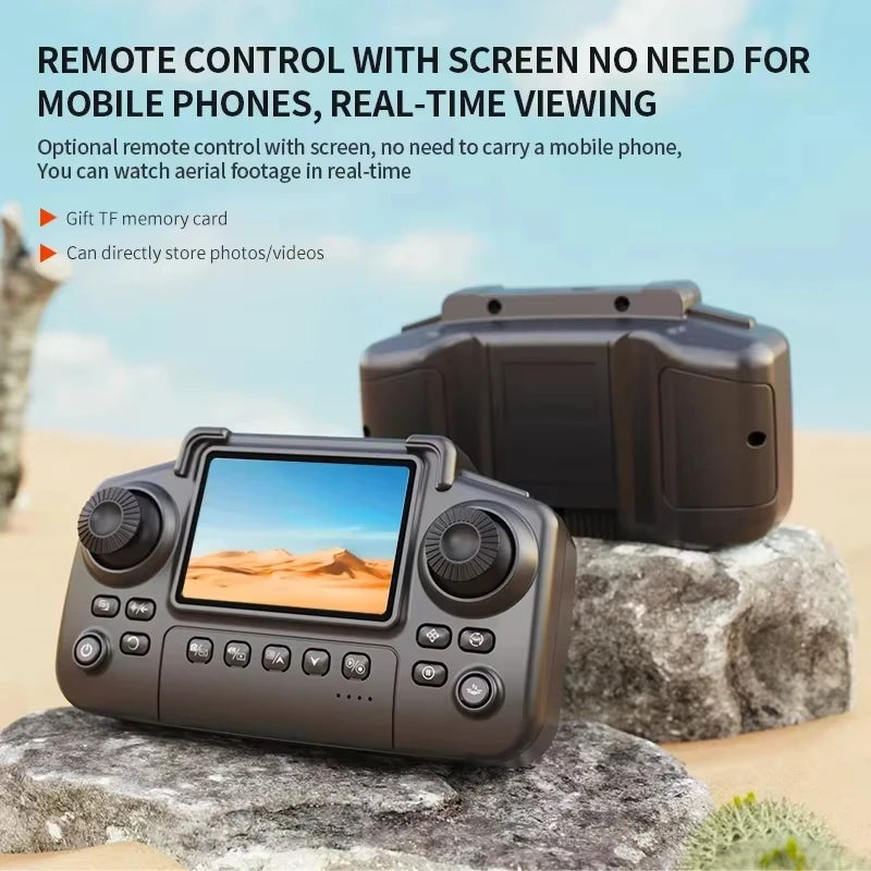 E88PRO Drone 8K 5G HD Dual Camera Aerial Photography Remote control screen display Control Aircraft Quadcopter