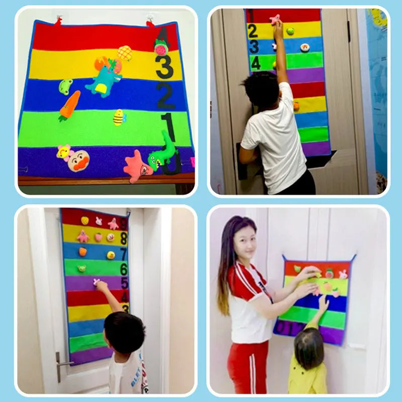 Kids Touch High Carpet Games Bounce Trainer Promote Growth Fun Sports Toy Height Ruler Indoor Outdoor Toys for Children