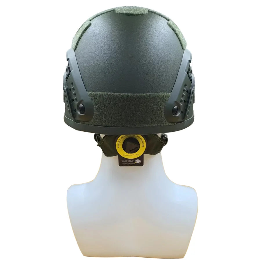 MICH Tactical Helmet with riot and impact protection. Built for field combat and military training.