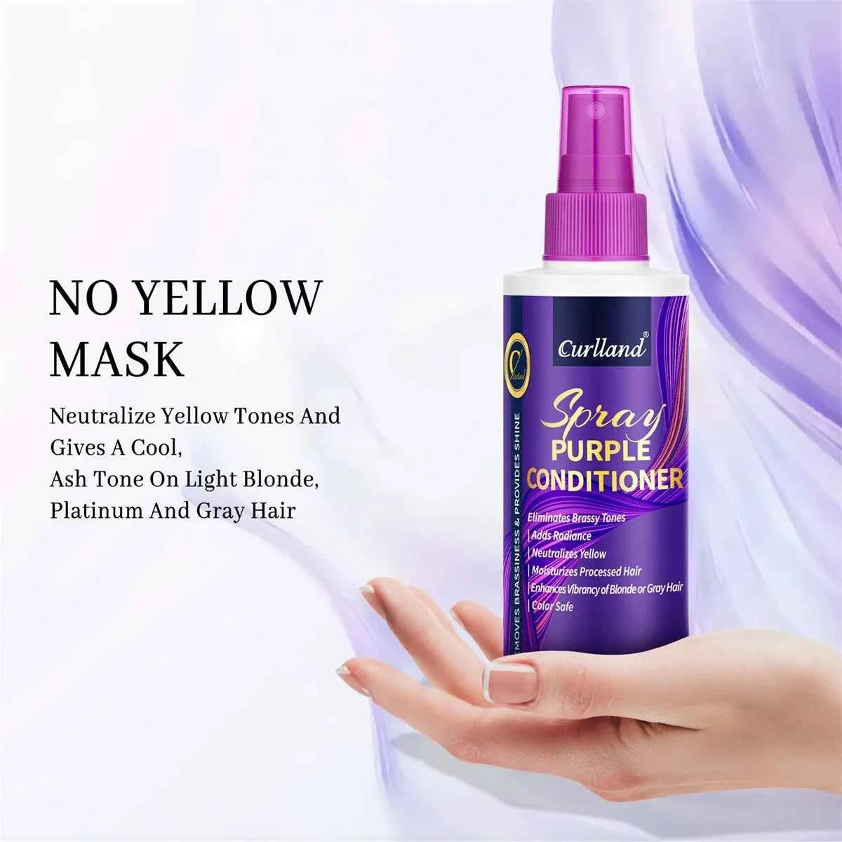Purple Leave-In Conditioner Spray For Color-Treated Hair