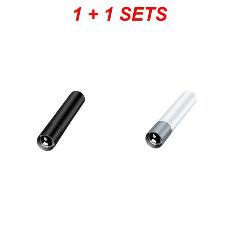 Mini High Light LED Flashlight Rechargeable Zoom Waterproof Telescopic Powerful Torch Lamp Outdoor Work Portable Self Defense