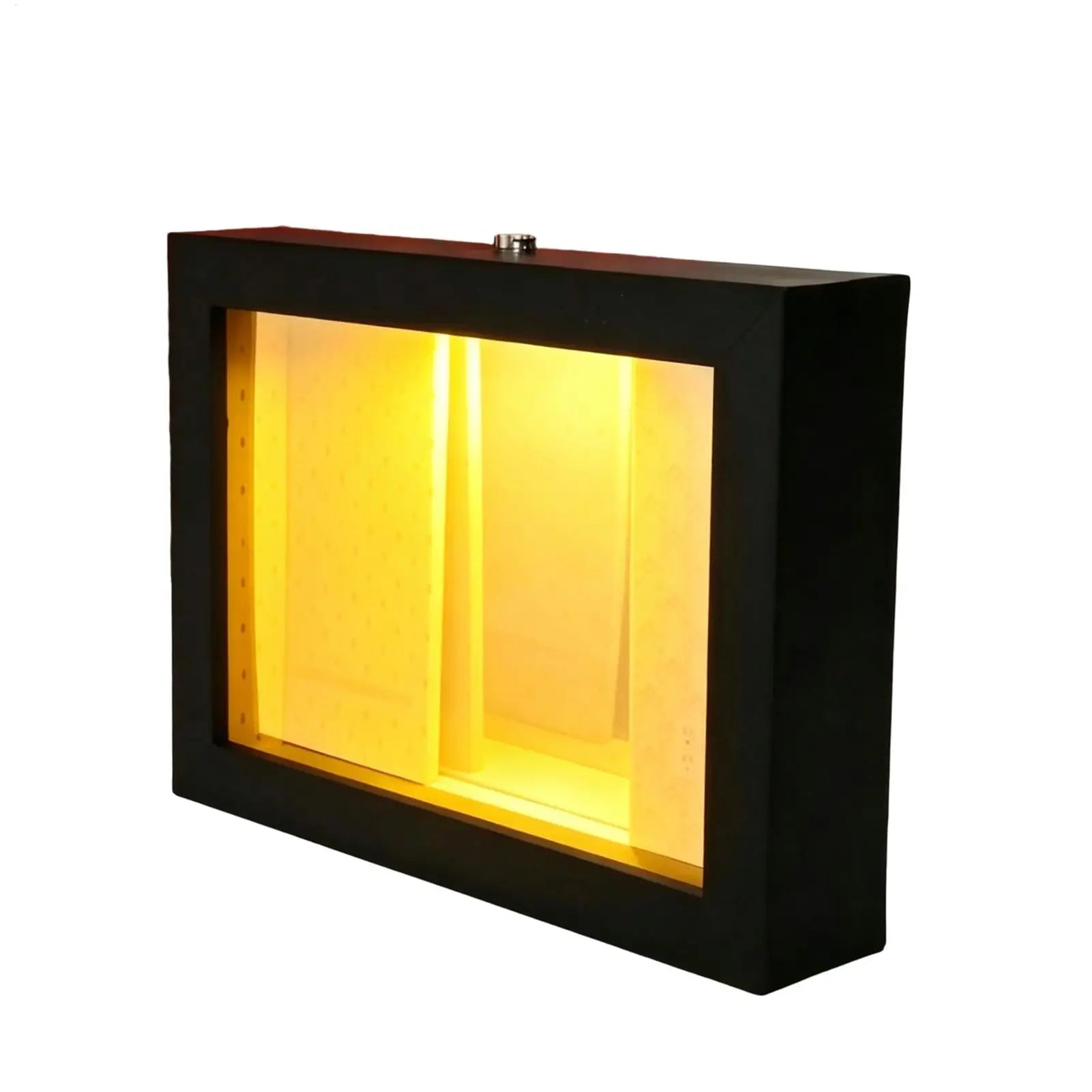 Desk Frame Decor Light Up 3D Abyss Mirror Table Decoration Desk Decoration Frame Art for Homeowners Renters Women Men Home
