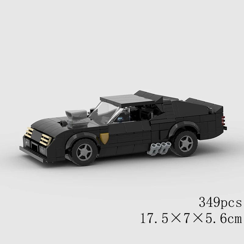 MOC Car Speed RX7 AE86 Chiron R8 Creative Racing Vehicle Model Building Block Super Race brick City Rally Sport Toy Technical