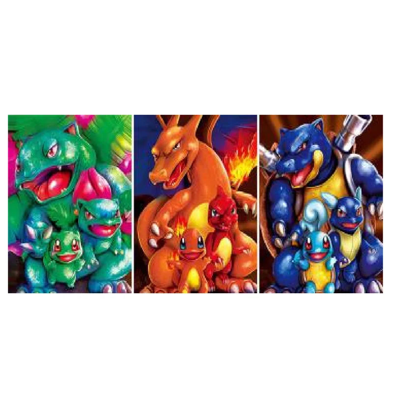 Pokemon 3D Lenticular Poster Anime Painting 3D Printing Home Decor Wall Cover Anime Artwork Birthday Gifts Home Decor Toy