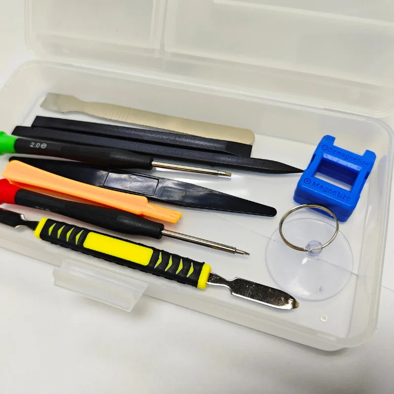 Professional Tools Storage Box Multifunction Double-Layer Mobile Phone Repair Organizer Case Small Parts Screw IC Motherboard