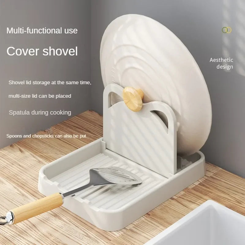 Kitchen And Household Storage Rack Plastic Multifunctional Vertical Foldable Wall Mounted Spoon Storage Rack Kitchen Accessories