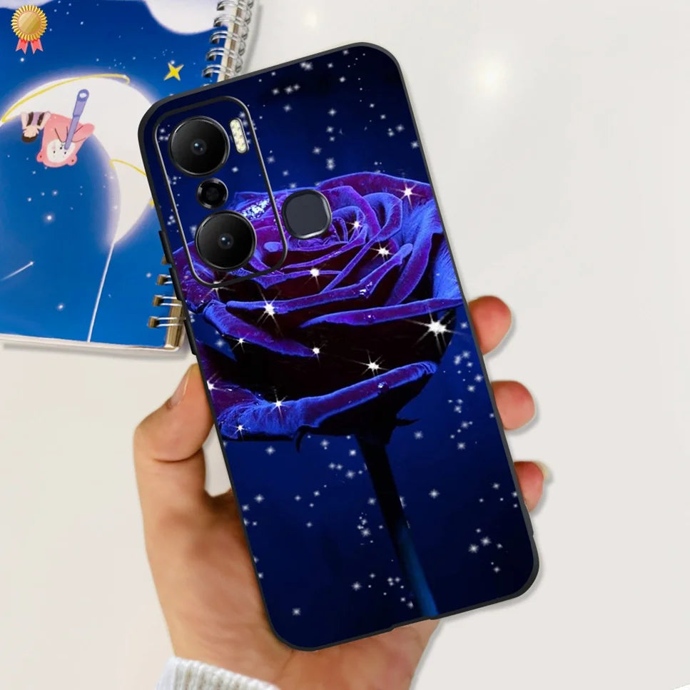 For Infinix Hot 20 Play 20i 4G Case Cute Astronaut Clear TPU Silicone Bumper Cover For Infinix Hot 20 Play 20i Phone Case Funda