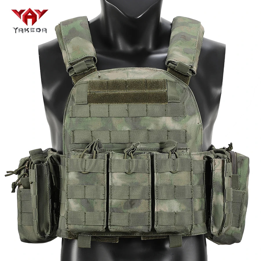 YAKEDA Quick disassembly training vest, detachable and expandable, comfortable, breathable, wear-resistant and tear resistant