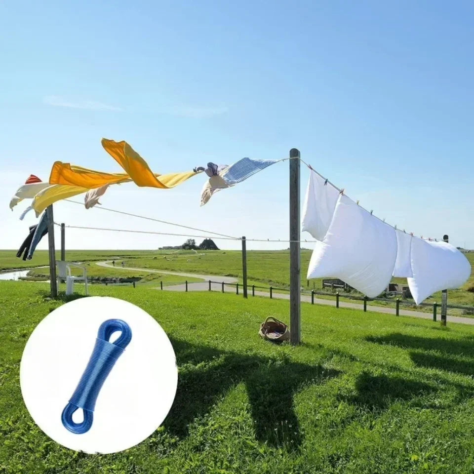 Clothing drying rope, 3mm rope,  garden washing line, steel wire PVC cloth rope, outdoor travel camping accessories