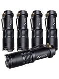 Waterproof Tactical Flashlights Portable LED Camping Lamps Handheld Powerful LED Torch Light Lanterns Self Defense