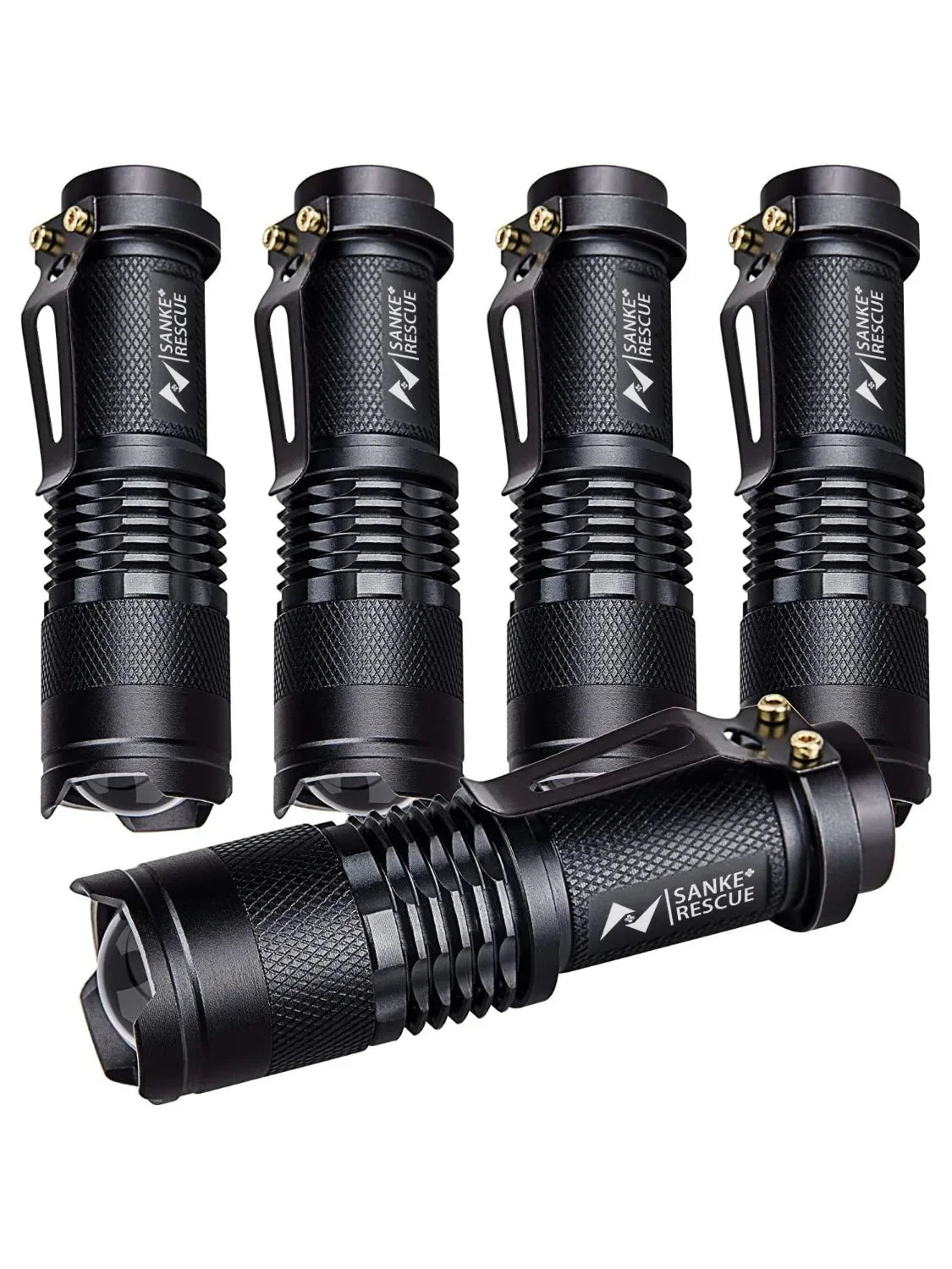 Waterproof Tactical Flashlights Portable LED Camping Lamps Handheld Powerful LED Torch Light Lanterns Self Defense