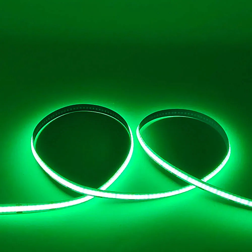 COB Led Strip Lights 12V 24V 320LEDs/m Flexible FOB LED Tape Warm Natural White Red Blue Green Yellow Pink Purple Lighting Decor