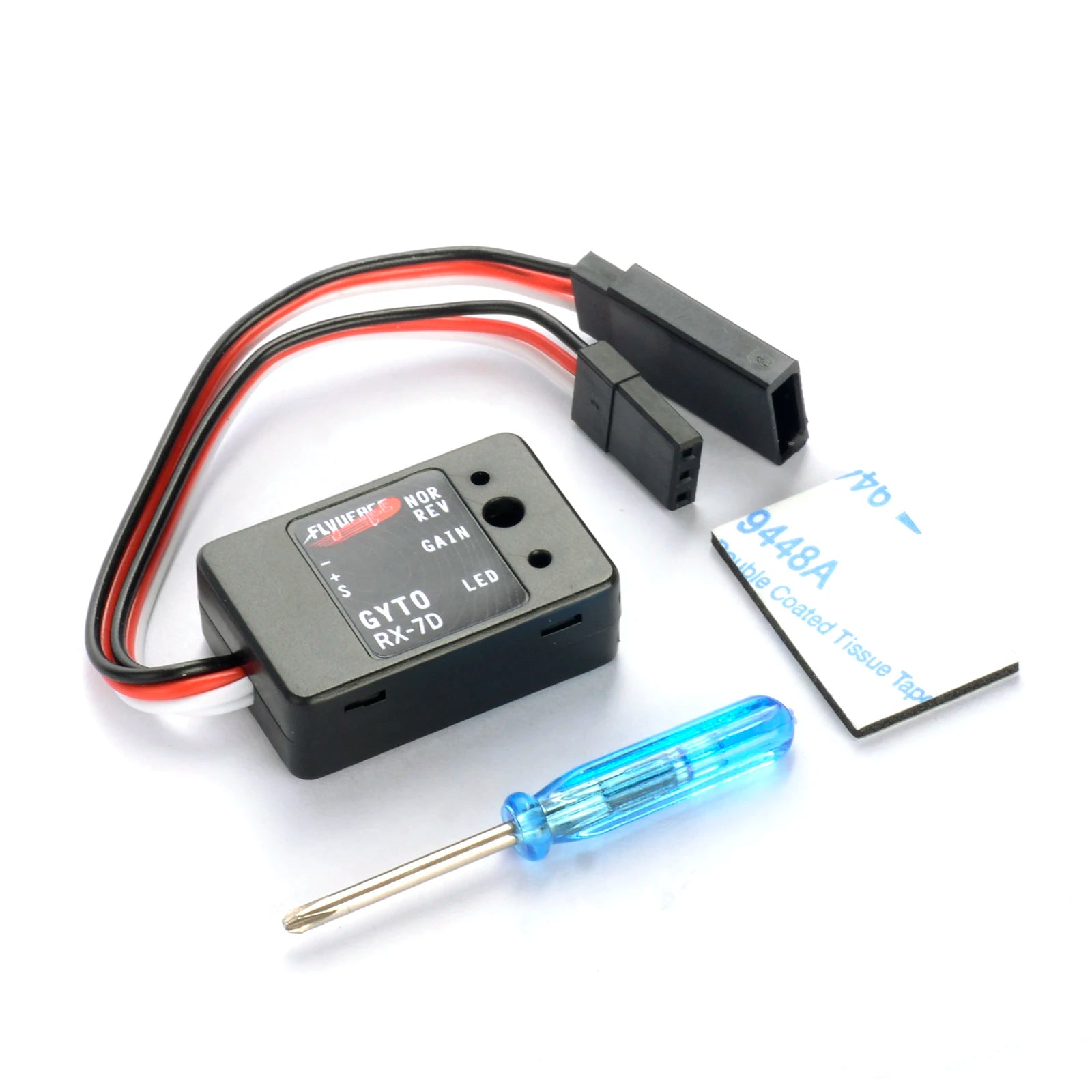 PYFORE Gyroscope Gyro for 1/10 1/12 RC Model Car Drift Racing Touring Vehicle Modification Accessories sensitivity modulation