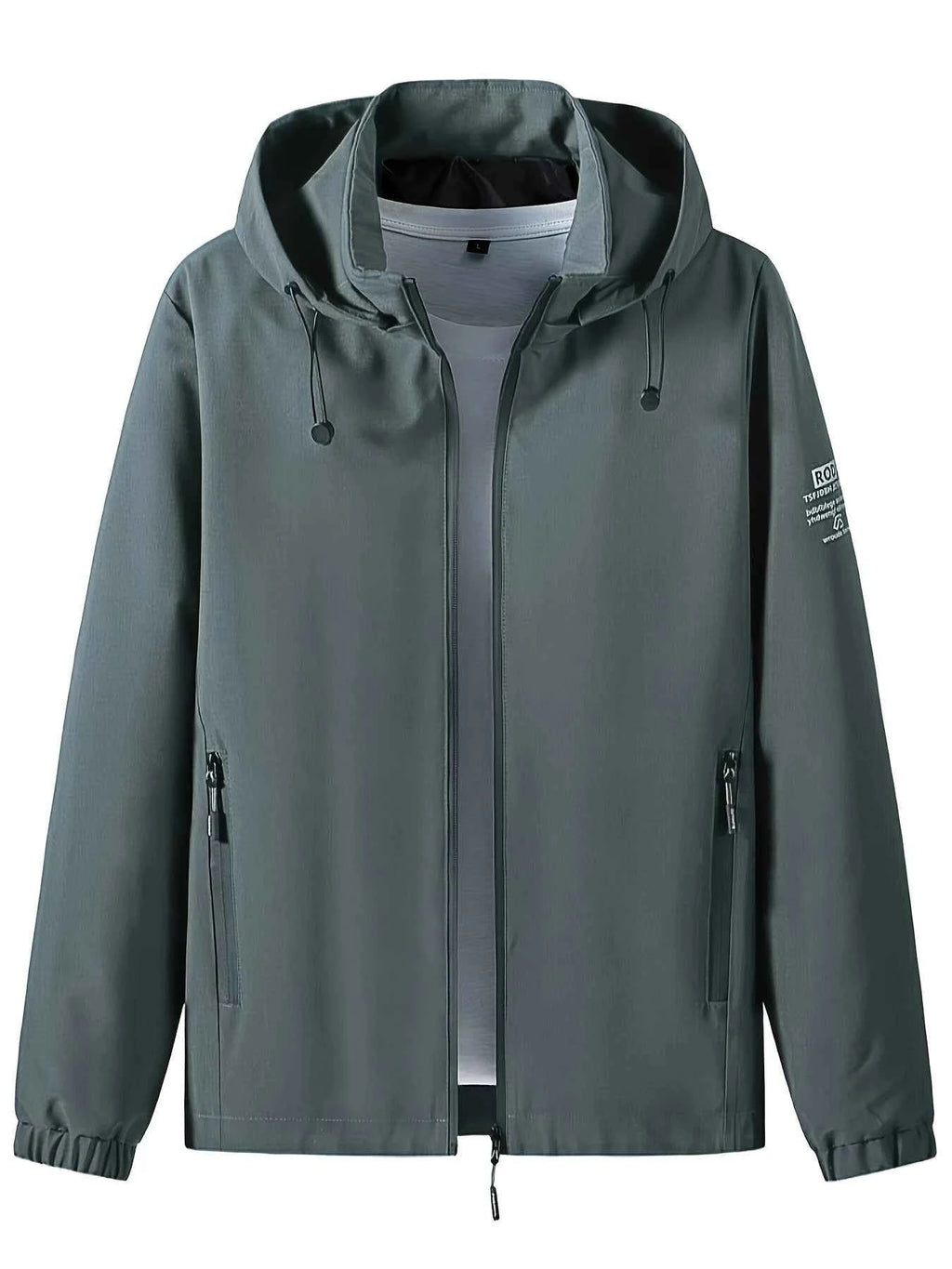 Windproof detachable hooded jacket Korean style trendy loose fashion casual men's jacket