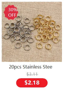 No Fade 100pcs/Lot 20 30 35 40 70 mm Stainless steel Eye Pins Findings Eye Head Pins For Jewelry Making DIY Supplies Accessories