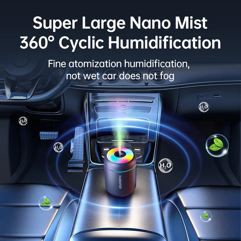 Mini USB Air Humidifier & Aroma Diffuser 180 ml