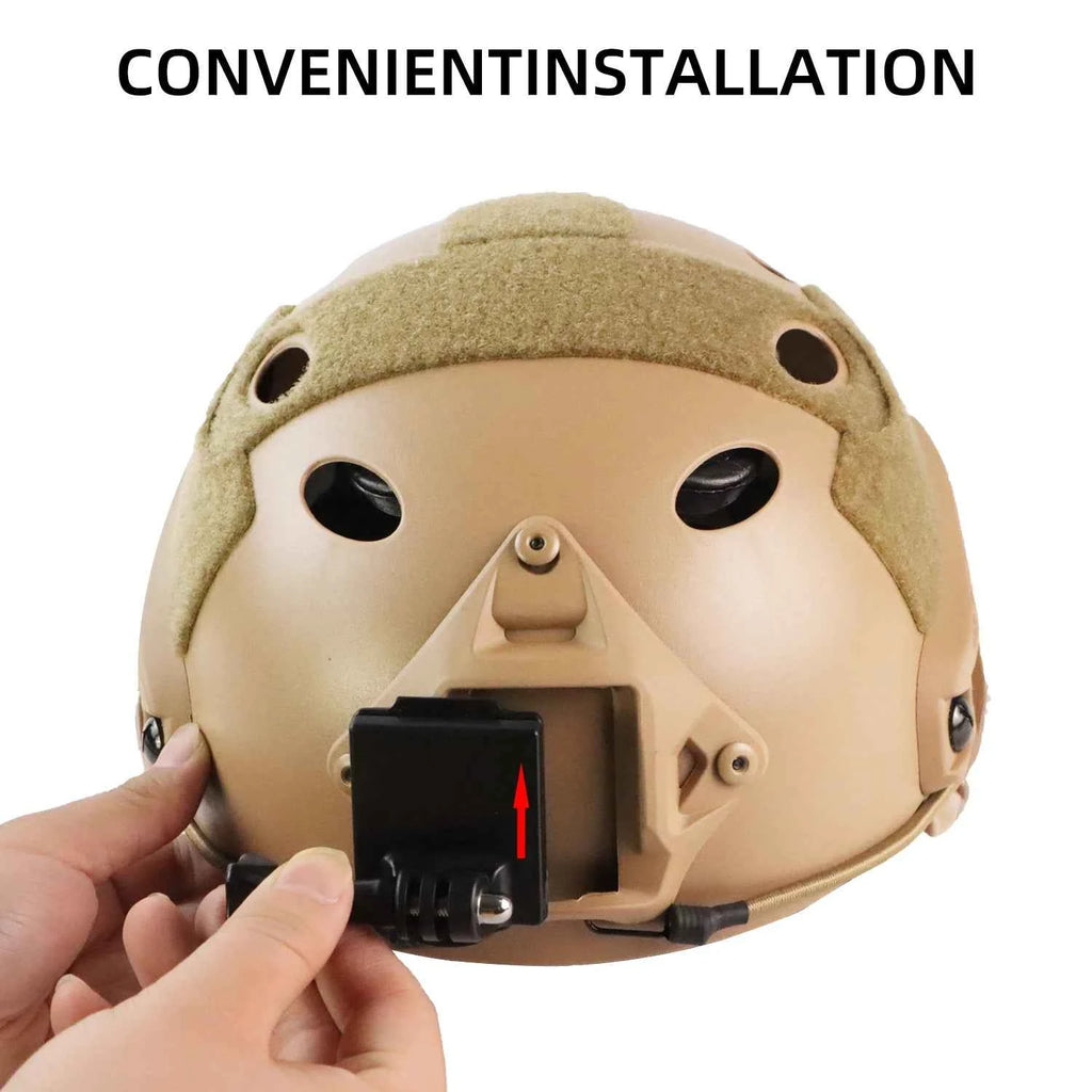 BOOIU Tactical Helmet Base Adapter Fixed Camera Mount For GoPro Hero Action Camera Mount FAST/MICH/NVG Helmet Accessories