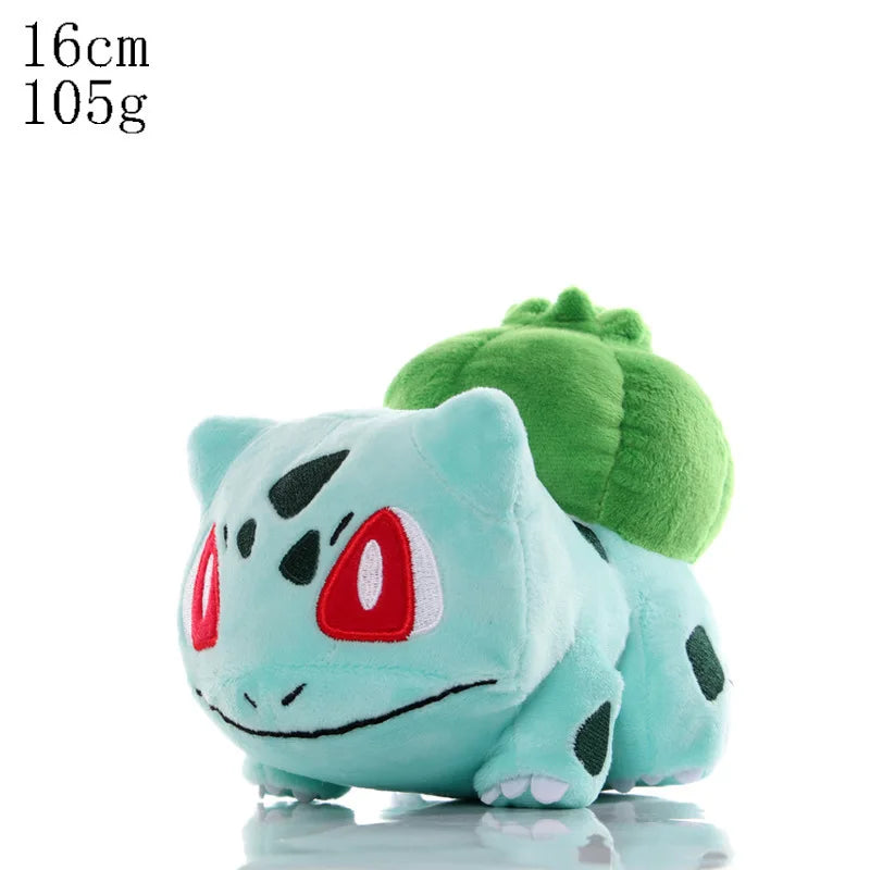 New Pokemon Snivy Abra Treecko Plush Kawaii Eevee Charizard Pikachu Genger Jirachi Blastoise Doll Aerodactyl Wholesale Gifts