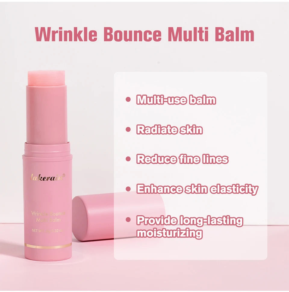 Pink Hydrating Stick Deep Hydrating Facial Skin Multi-functional Long-lasting Brightening Smooth Wrinkle Stick Skin Care Makeup