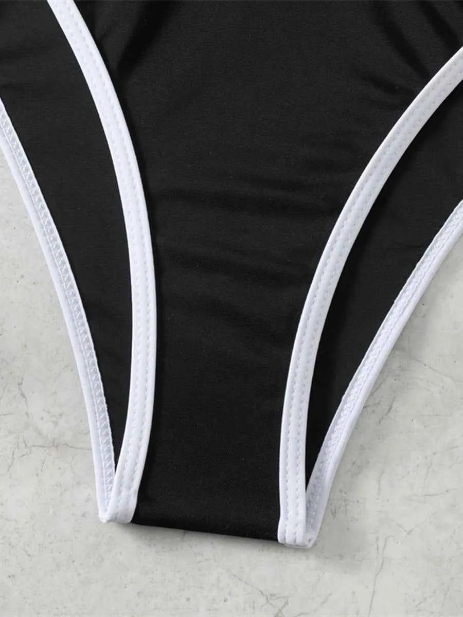 2026 Solid Sporty Two Piece Bikini Swimsuit Women Swimwear Female Bathers Bathing Swimming Swim Suit Beachwear