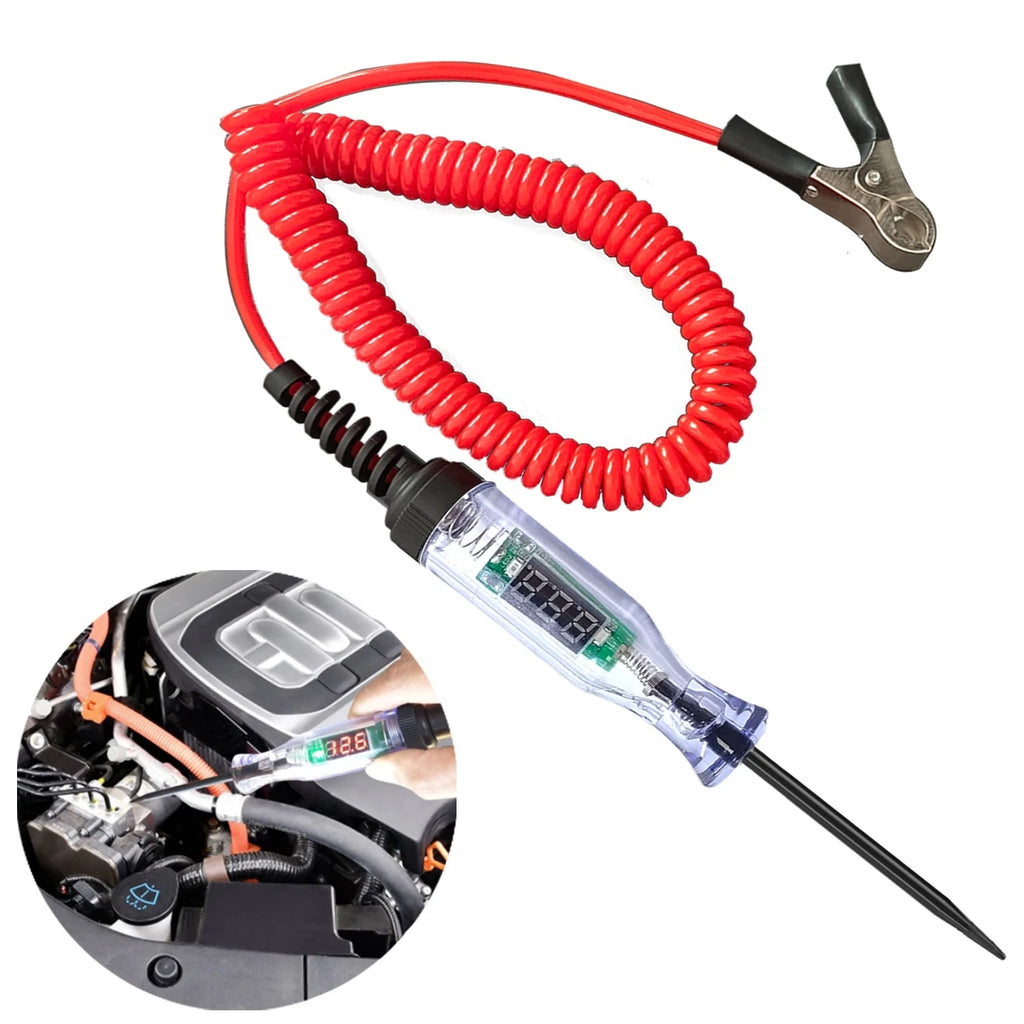 High Quality Auto Circuit Tester Truck Voltage Tester Circuit DC 6V 12V 24V Auto Circuit Tester Auto Diagnostic Probe Test Pen