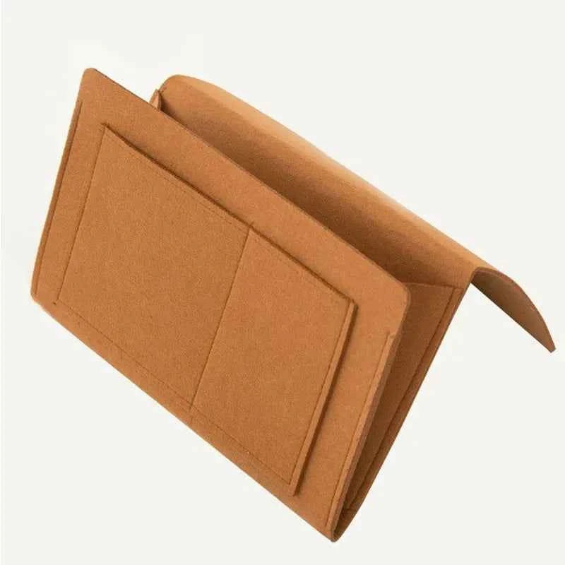 Storage Hang Bag Felt Dormitory Bed Sofa Bedroom Carpet Store Content For CD Magazines, Stationery Pad Mobile Phones Sundries