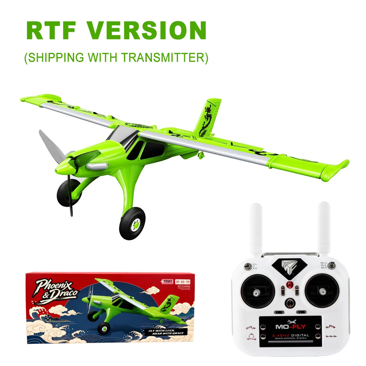 With Transmitter GR Color EPP RC Glider Airplane 510 mm – Brushless Motor & Gyro
