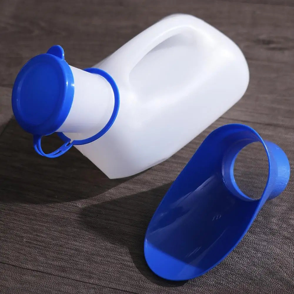 Camping Accessories 1000ml Mobile Toilet Pee Storage Tool Pee Bottle Journey Urinal Thicken Plastic Car Urine Bottle Female Male