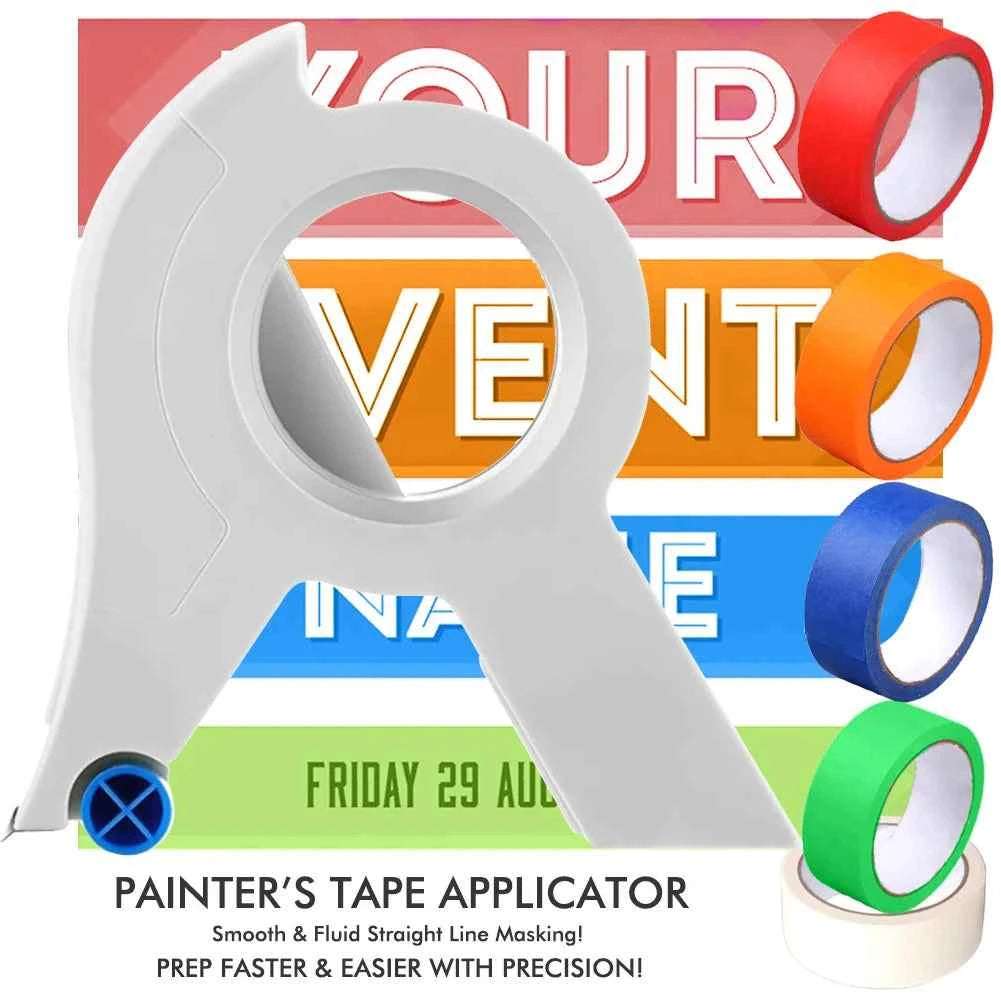 Painter Masking Tape Applicator Machine Tape to Repair and Beautify Cracks in Tiles Adhesive Tape with Tape Cutting Tool