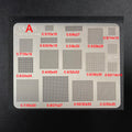 1/3Pcs High quality Universal BGA Reballing Stencil square hole Direct heating BGA Template for Mobile phone laptop CPU IC Chip