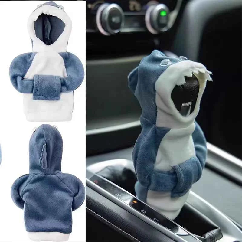Car Hand Handle Gear Sweatshirt Shark Frog Hoodie Shift Cap Fashion Shift Hoodie Car Shift Knob Cover Car Fashion Accessories