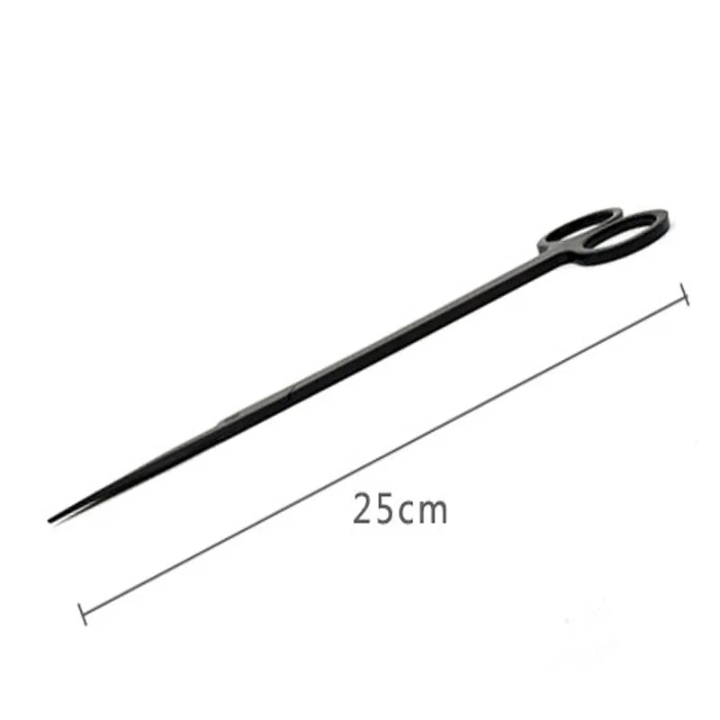 Stainless Steel Aquatic Plants Tools Tweezers for Aquarium Fish Tank Aquascaping Tools Aquarium Tools Scissors Cleaning Tools