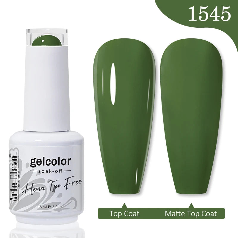Arte Clavo TPO HEMA FREE Top Quality Discount Price 131 Colors Nail Gel Polish New Formula Nail Gel 15ml Bottle UV Gel Varnish