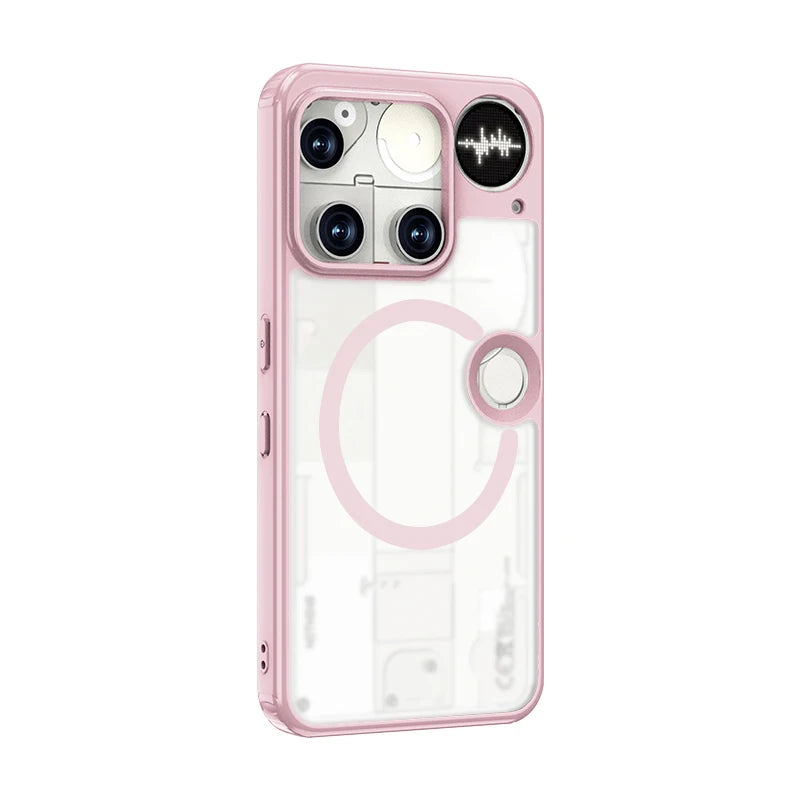 Magnetic Wireless Charging Armor Magsafe Case For Nothing Phone 3 2 1 2 Plus 3a Pro Military Shockproof Back Cover