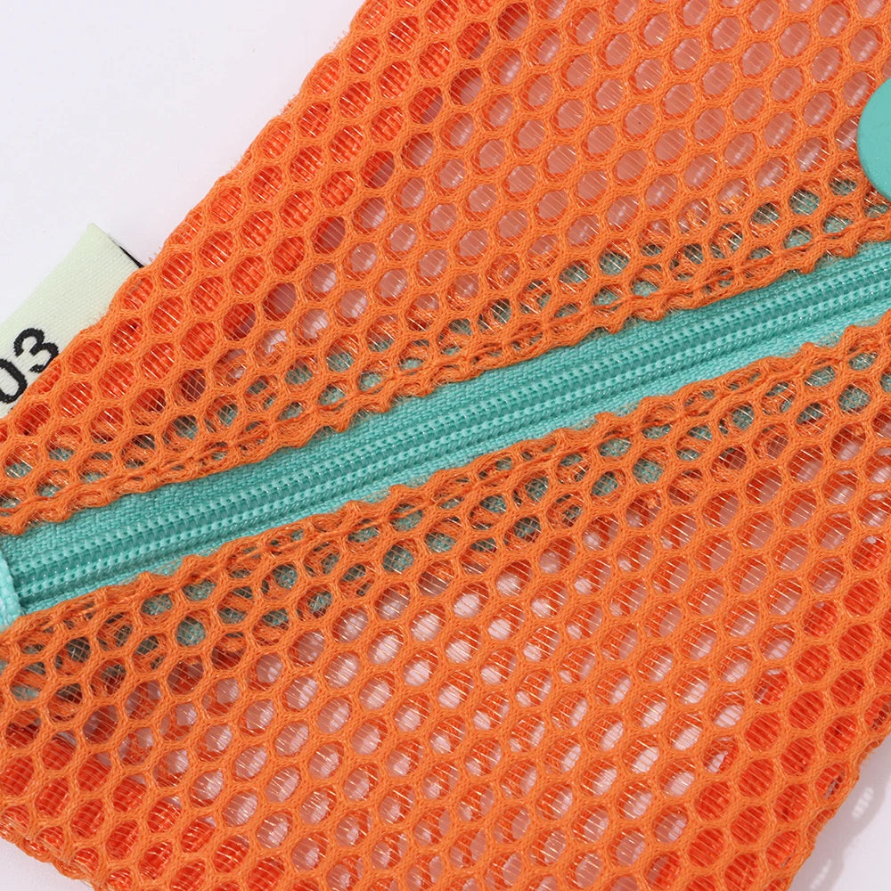 Mesh Cosmetic Bags Cute Women Small Lipstick Makeup Storage Pouch Data Line Key Earphone Organizer Case Square Toiletry Bag