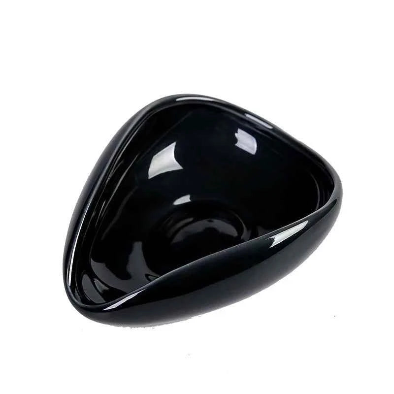 Coffee Bean Measuring Cup Ceramic Weighing Tray Coffee Powder Dosage Tray Suitable for Home Cafe Simple Coffee Tray Accessories