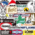 20Pcs Outdoor Stickers Pack Camping Brand Decals Waterproof DIY Refrigerator Motorcycle Helmet Bicycle Desktop Phone Case
