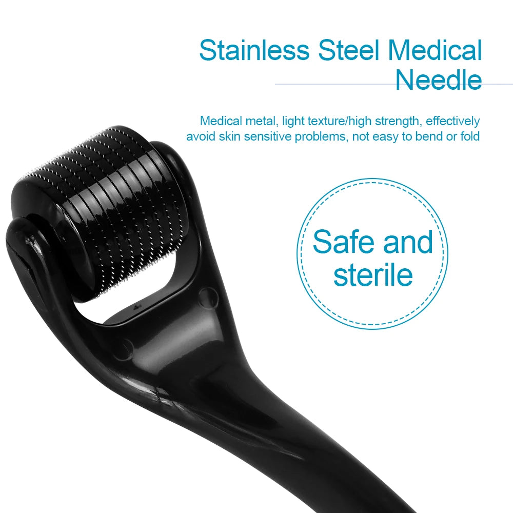 Derma Roller DRS 540 Facial Skin Care Dermaroller Titanium Micro Needle Roller for Hair Regrowth Beard Growth Face Beauty Device