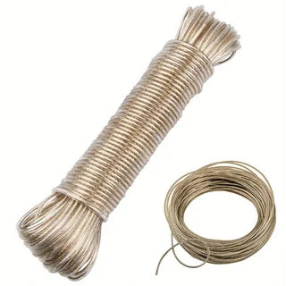 Clothing drying rope, 3mm rope,  garden washing line, steel wire PVC cloth rope, outdoor travel camping accessories