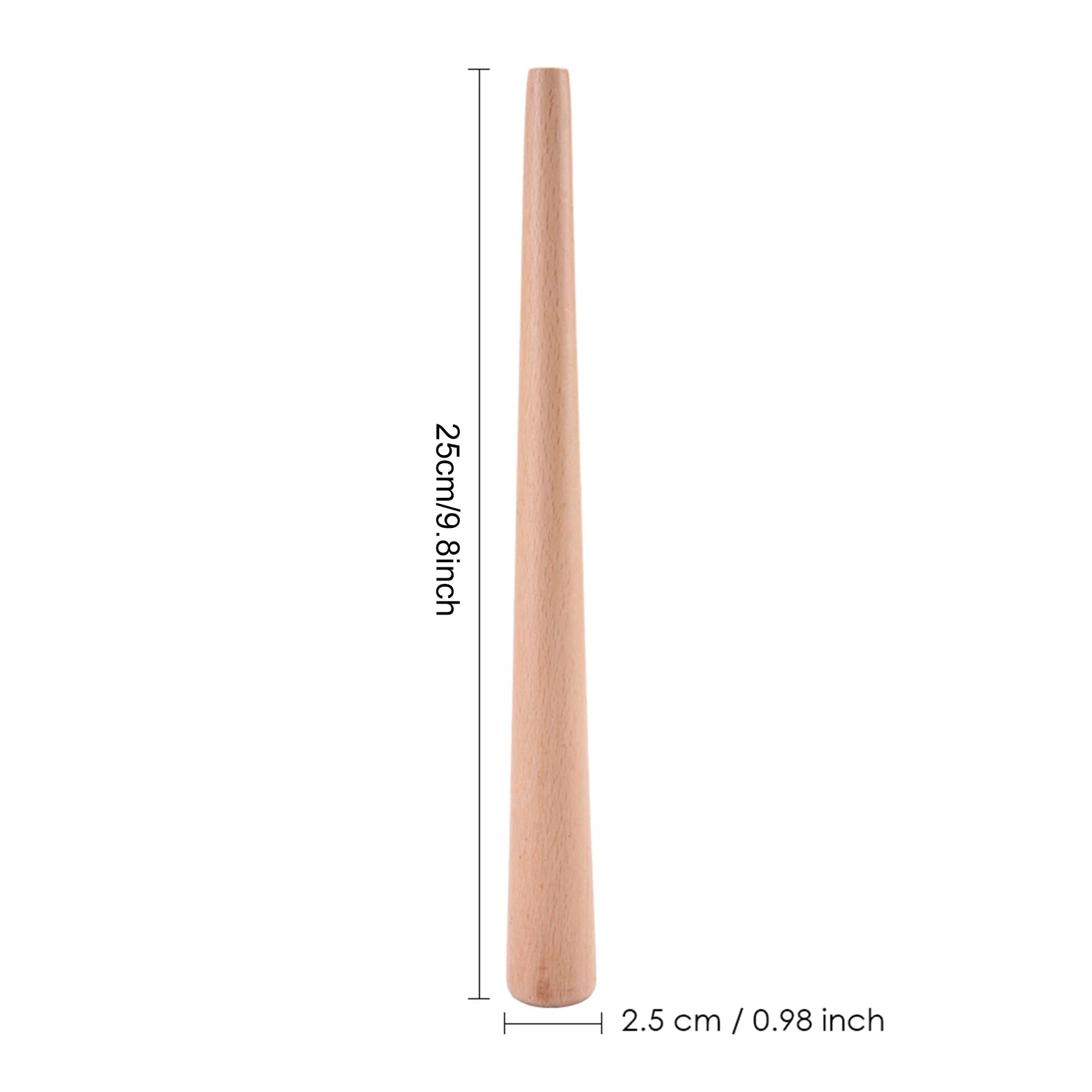 Wood Mandrel Stick Tool for Finger Ring Jewelry Making and Rings Forming Polishing for Jeweler