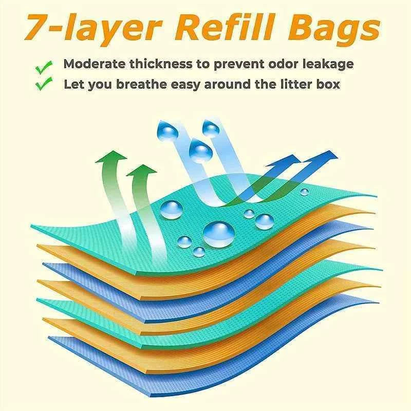 1/5/10Pcs Purple Diaper Pail Refills Bags For Angelcare Trash For Sangenic Tommee Tippee For twist&click For Genie For Munchkin
