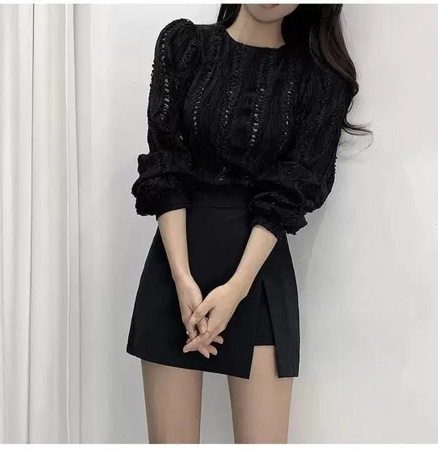 Summer 2023 High Waist A-line Skirt Shorts Skirt Split Skirt Women Ropa Mujer Mini Skirts Clothes for Women