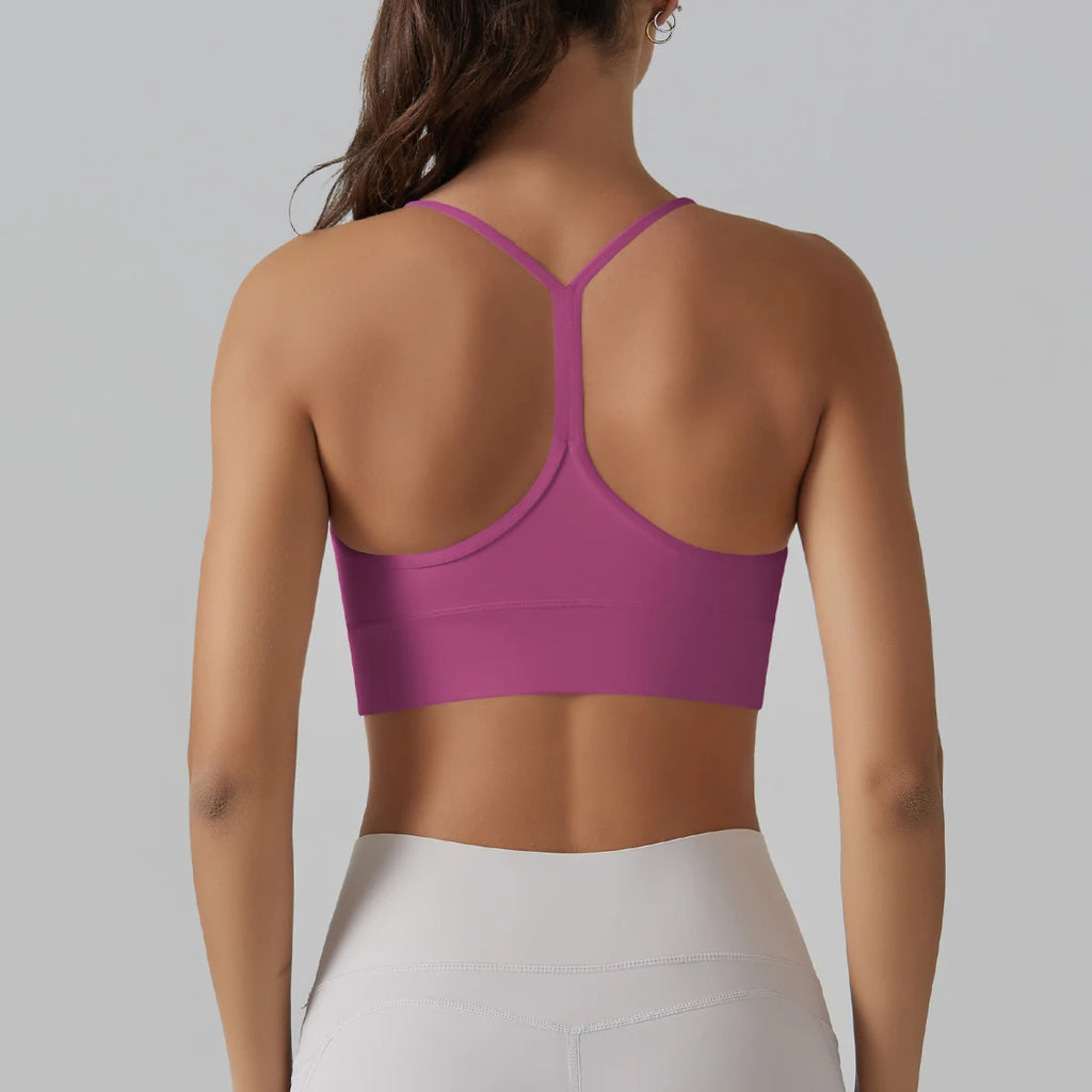 Women Sport Bra Fitness Top Yoga Bra Underwear Sexy Y-back Running Yoga Gym Crop Top Women Push Up Sports Bra