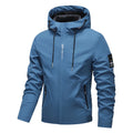 High-quality men's fashionable, stylish, versatile, trendy and casual spring and autumn jacket hooded jacket