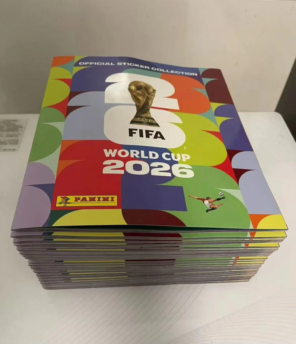 Genuine Panini FIFA 2026 Official Licensed Sticker Collection Full Box with Packs for Soccer Fans Album Stickers Collectors