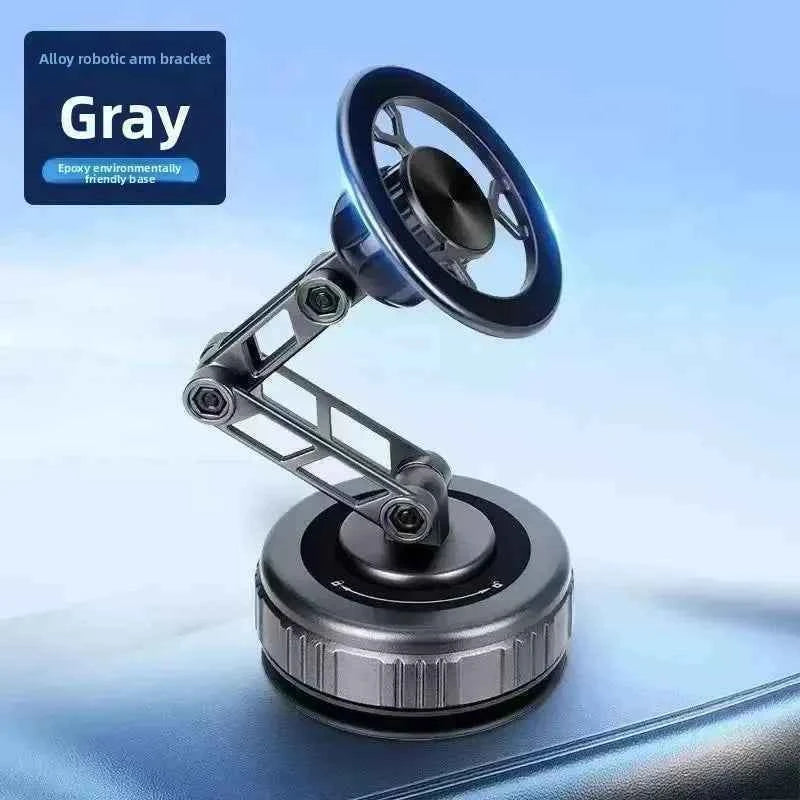 New X93 Magnetic Car Phone Holder 360 degree Rotation Vacuum Adsorption Strong Suction Holder for Mobile Phone Car Bracket