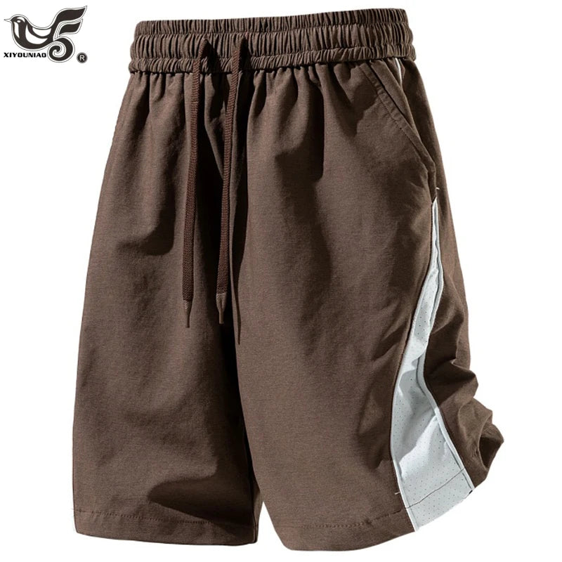 Summer men's streetwear casual and cargo shorts hommes Outdoor Gym Joggers Sports running basketball  shorts menswear clothing