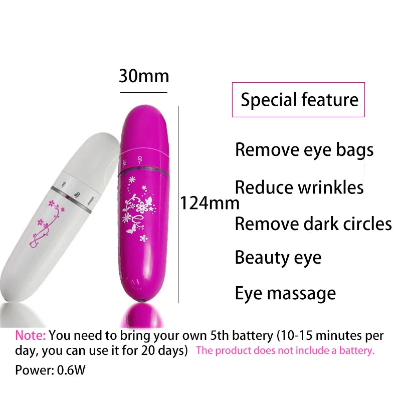 Electric Eye Beauty Device Energy Stick Vibration Face Massage Bar Exquisite Eye Skin Reduce Fine Lines Skin Care Home Use Relax